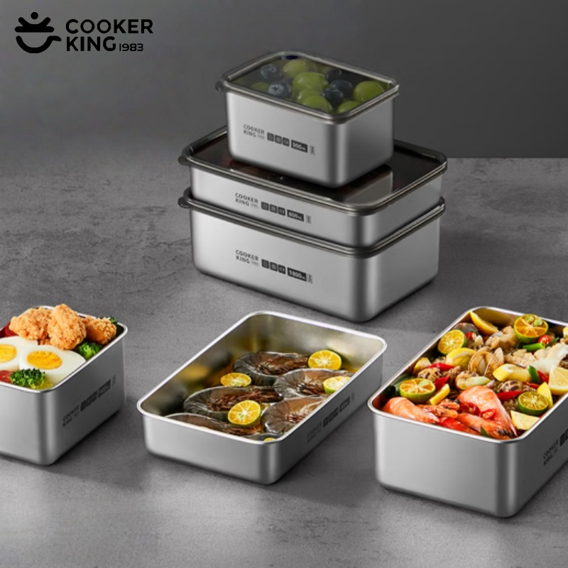Stainless Lunch Box - Контейнер для хранения продуктов COOKER KING