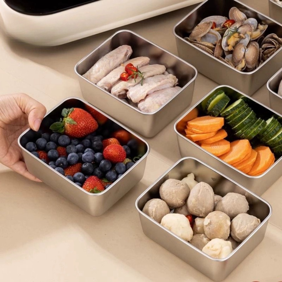 Storage Food Prep - Набор из 1-2-3 прямоугольных контейнеров для