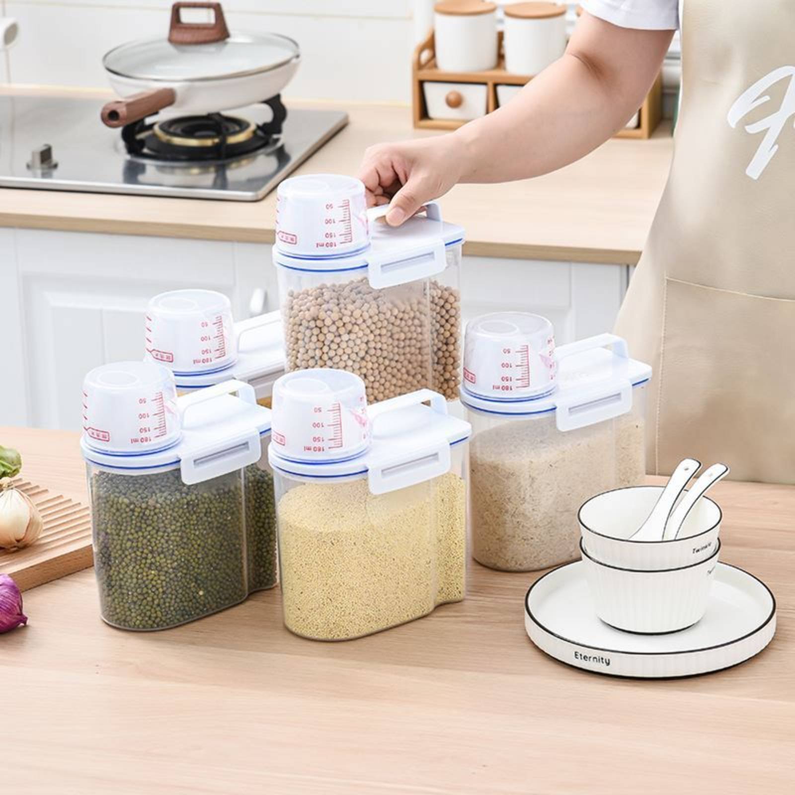 Food Storage Dispenser - Контейнер для хранения риса, безопасный дозатор