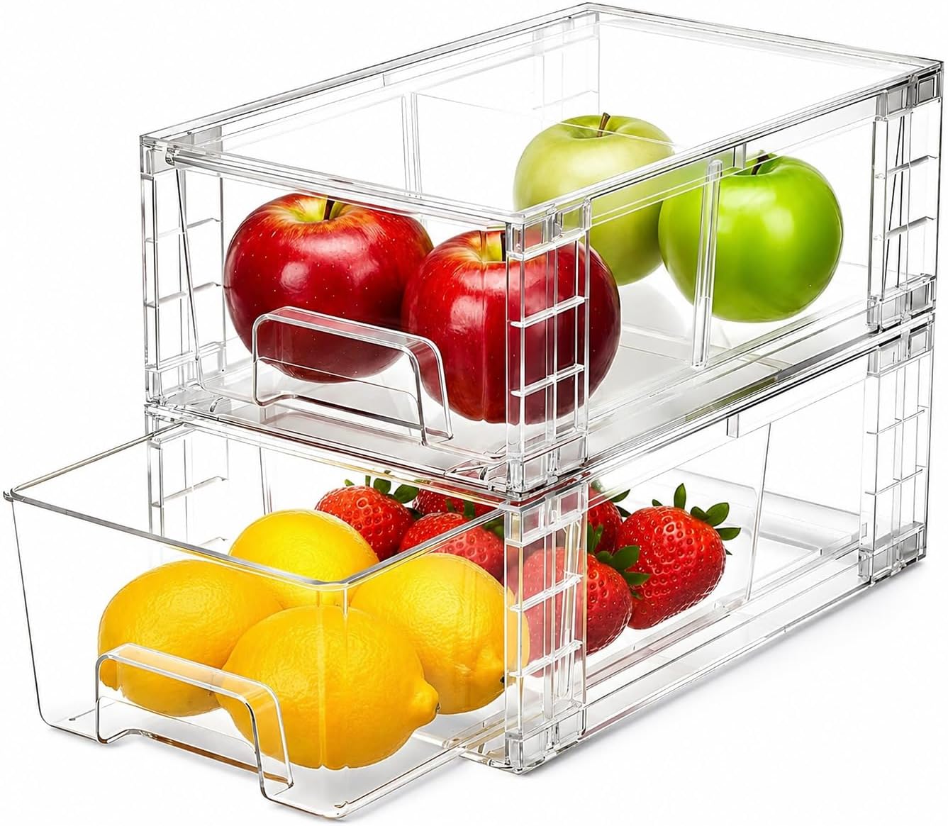 Stackable Pantry Bin - Набор из 2 штабелируемых ящиков для