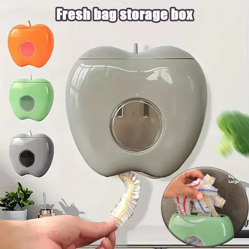 Food Storage Dispenser - 1 шт. Прозрачный выдвижной органайзер-диспенсер для