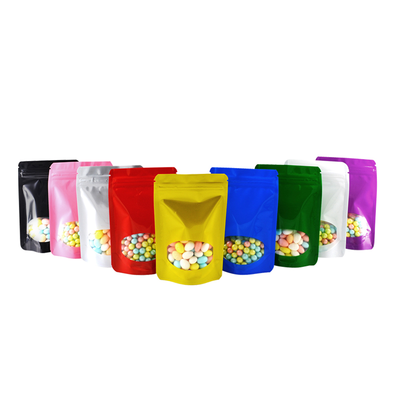 Food Storage Bags Zip Lock Pouch - 100 шт. цветные чехлы из алюминиевой