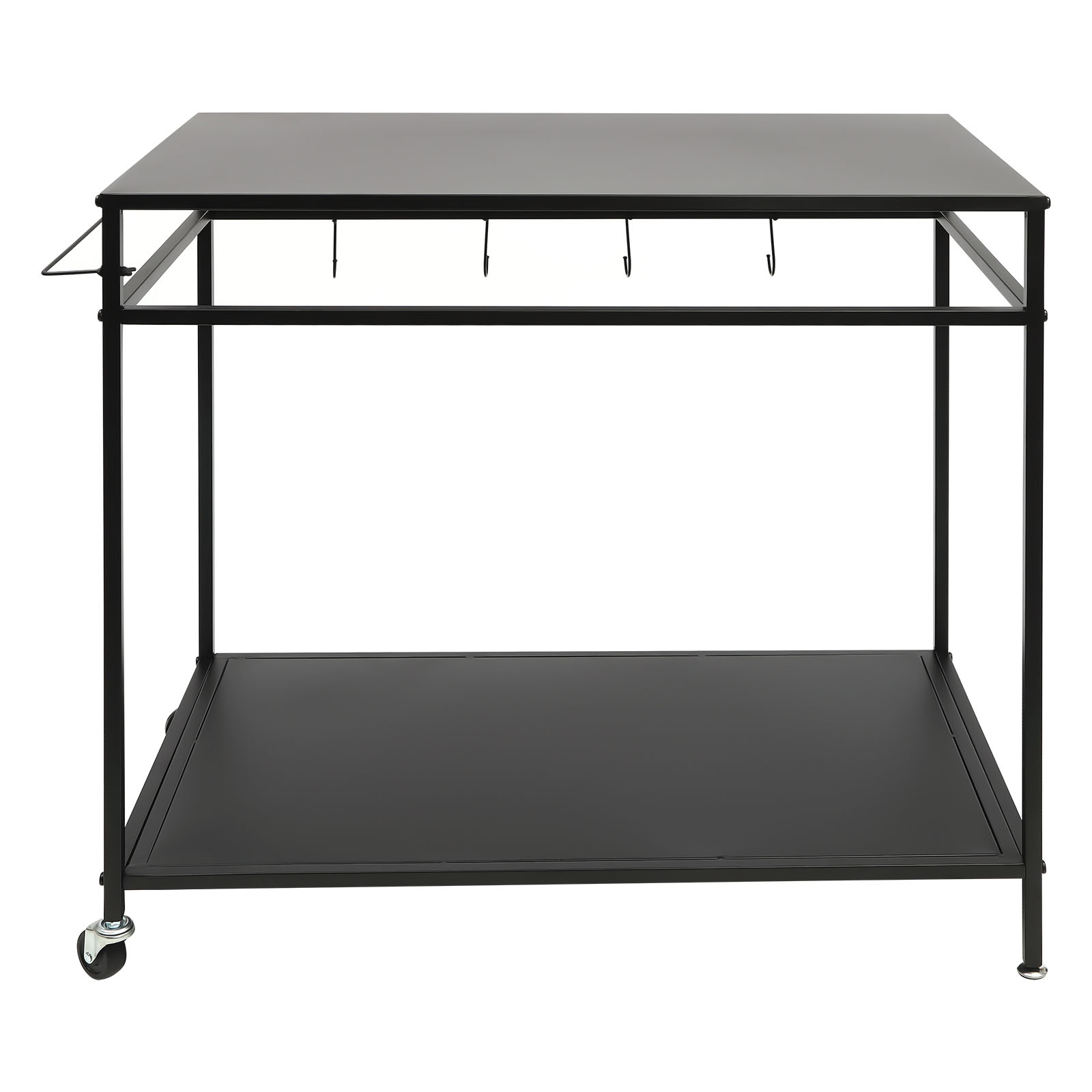 Food Storage Shelving - Двухуровневая передвижная кухонная тележка-стол для улицы