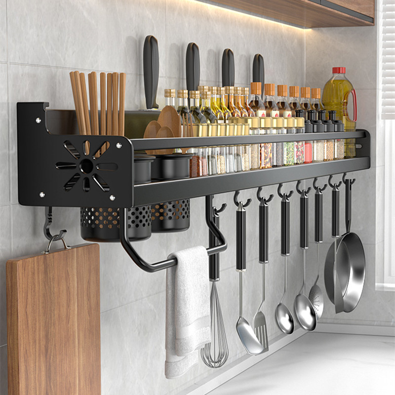 Food Storage Shelving - Кухонная полка-органайзер, настенная полка для хранения
