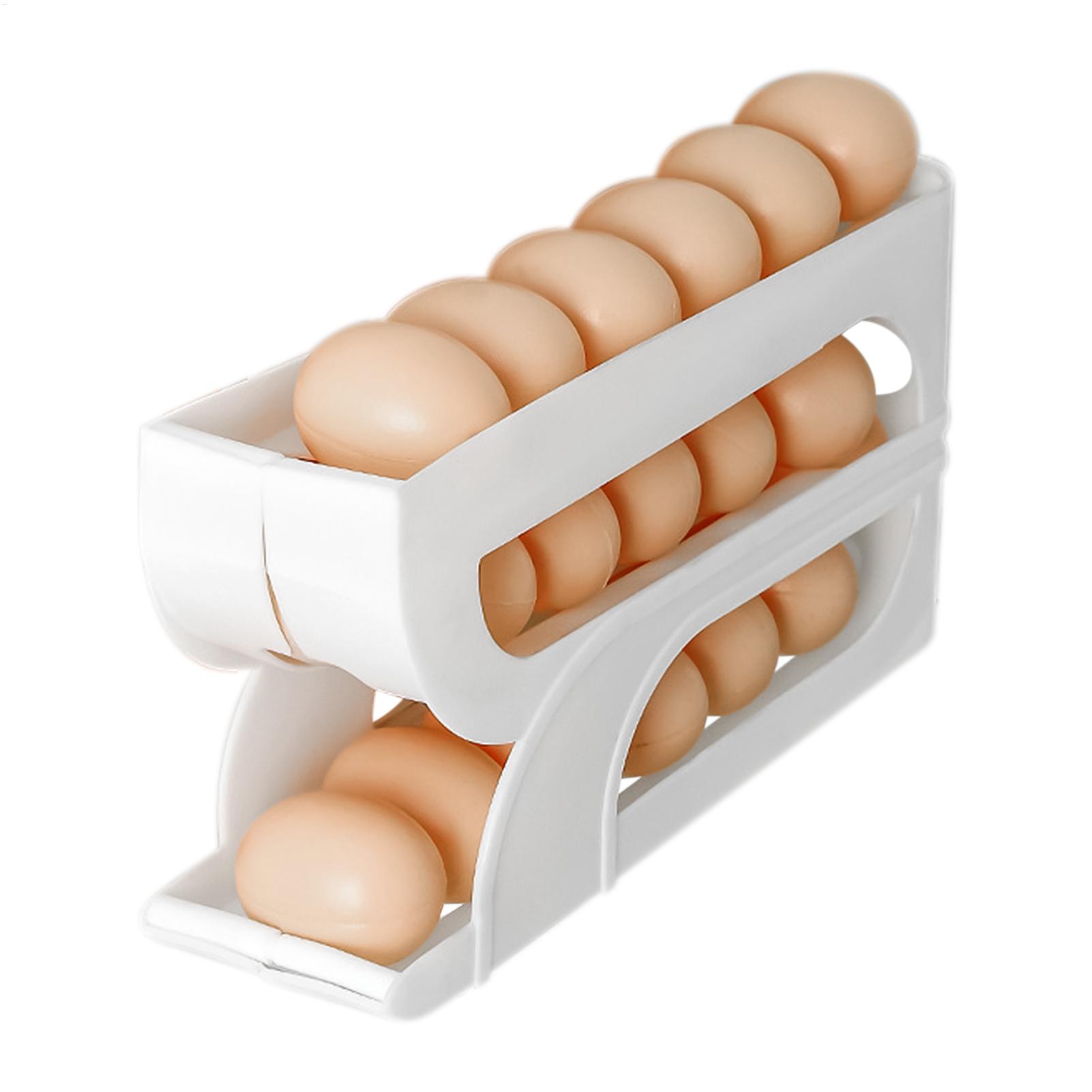 Food Storage Dispenser - Диспенсер для яиц в холодильник, 3-ярусный,