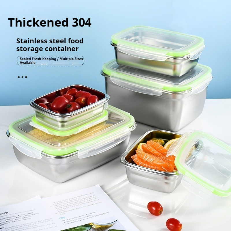Food Storage Eco Friendly - Набор ланч-боксов из нержавеющей стали 304