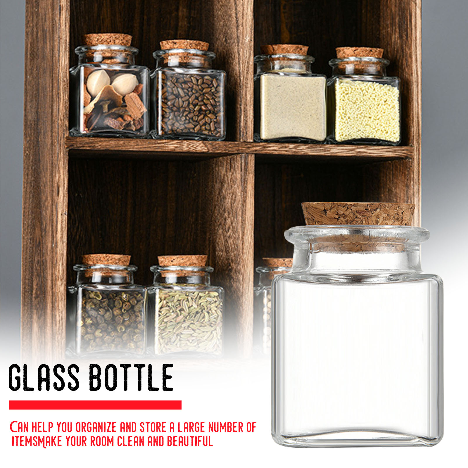 Food Storage Glass Containers - 1/5/10 шт. стеклянные банки для хранения,