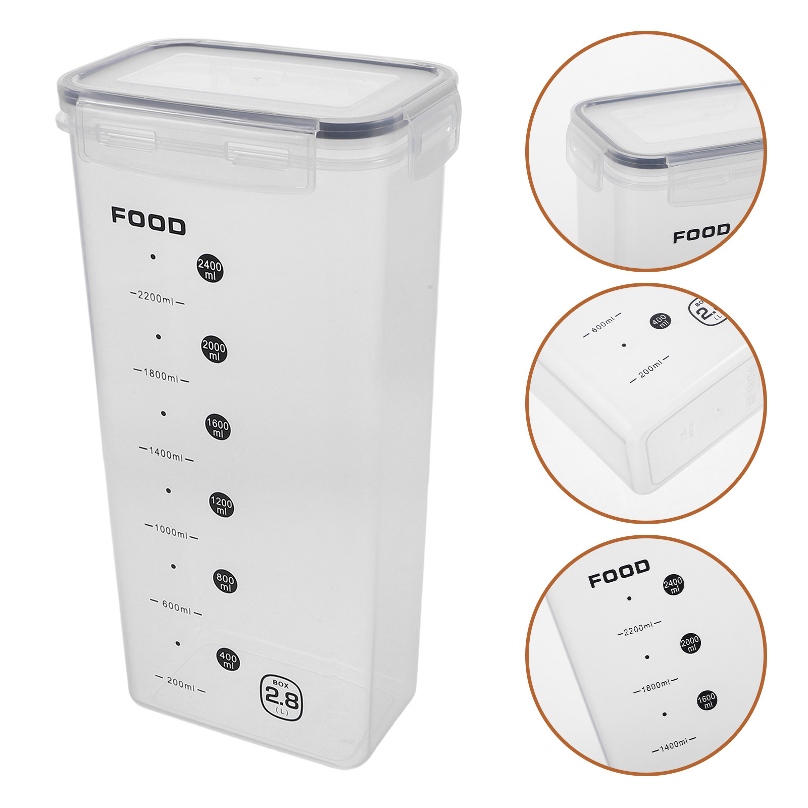 Food Storage Dispenser - 2 шт. прозрачных контейнера для хранения