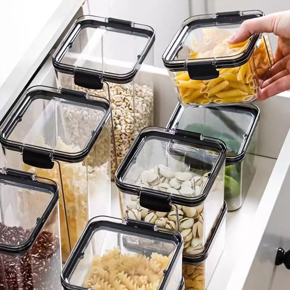 Прозрачный контейнер для хране – обзор и цена Stackable Pantry Bin