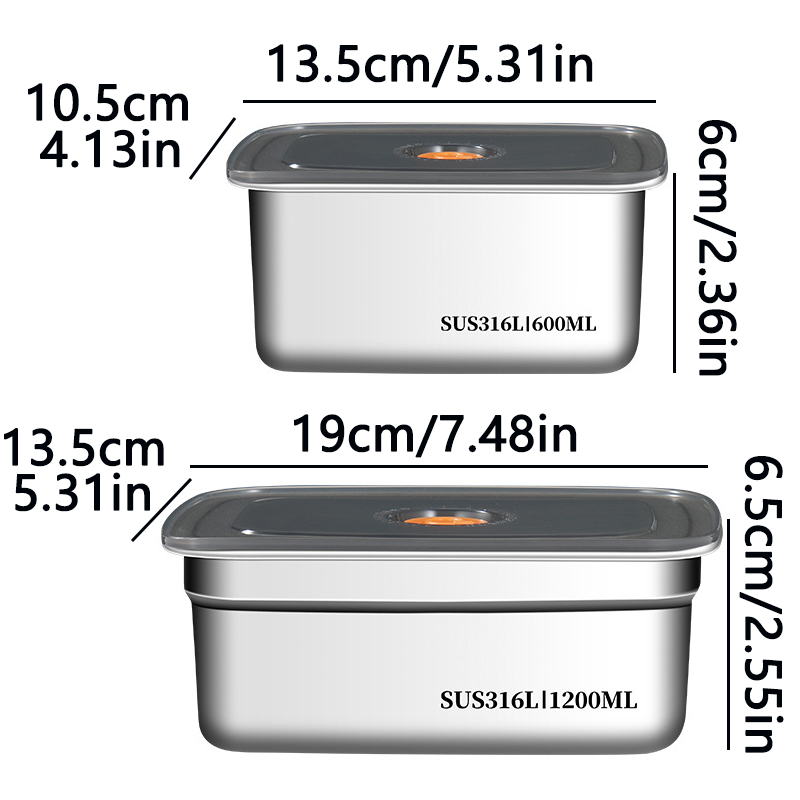Контейнер для хранения продукт – обзор и цена Stainless Lunch Box
