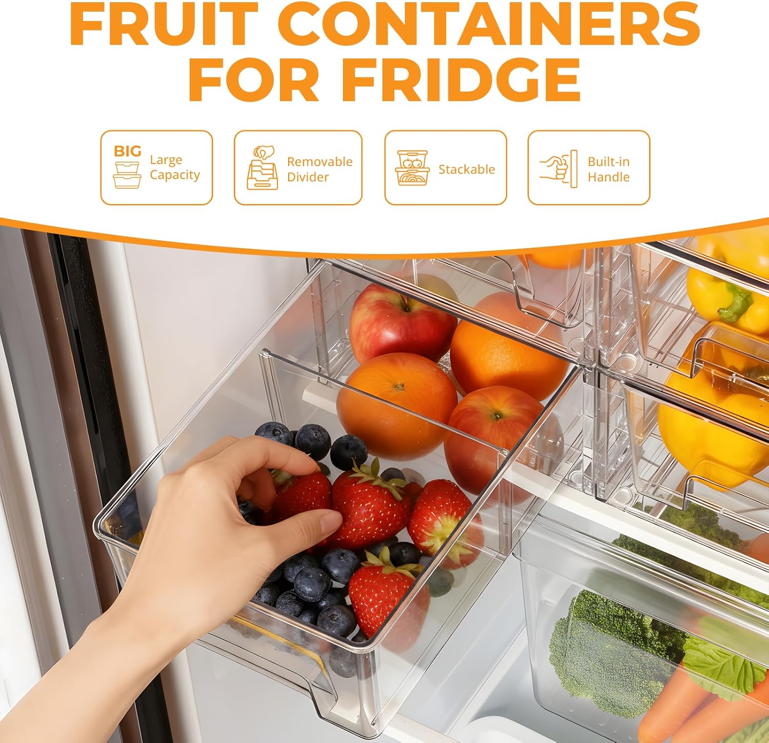 Набор из 2 штабелируемых ящико – обзор и цена Stackable Pantry Bin