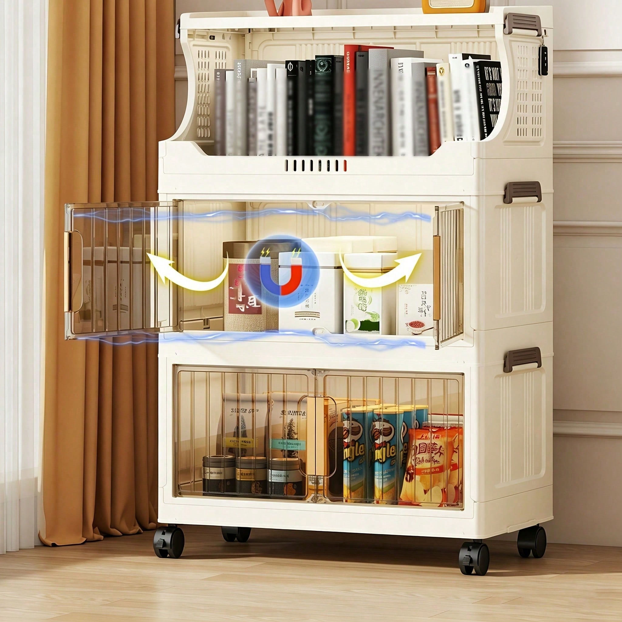 Складной контейнер для хранени – обзор и цена Stackable Pantry Bin