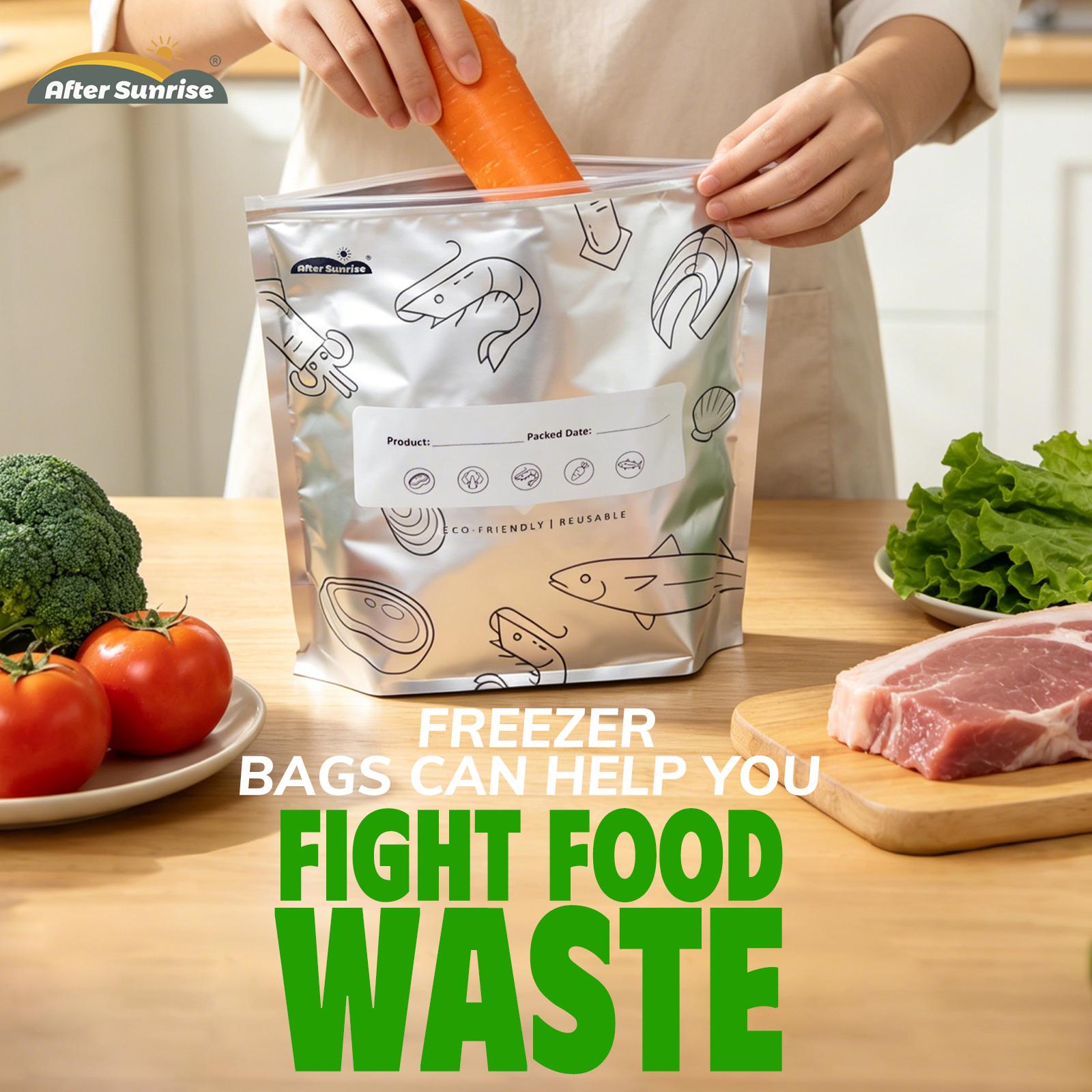 【Охлаждаемые продукты】Многораз – обзор и цена Food Storage Bags Zip Lock Pouch