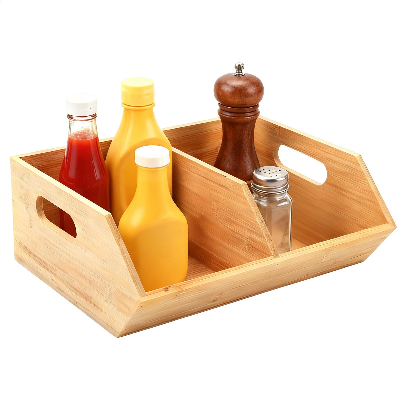 Деревянные штабелируемые конте – обзор и цена Stackable Pantry Bin