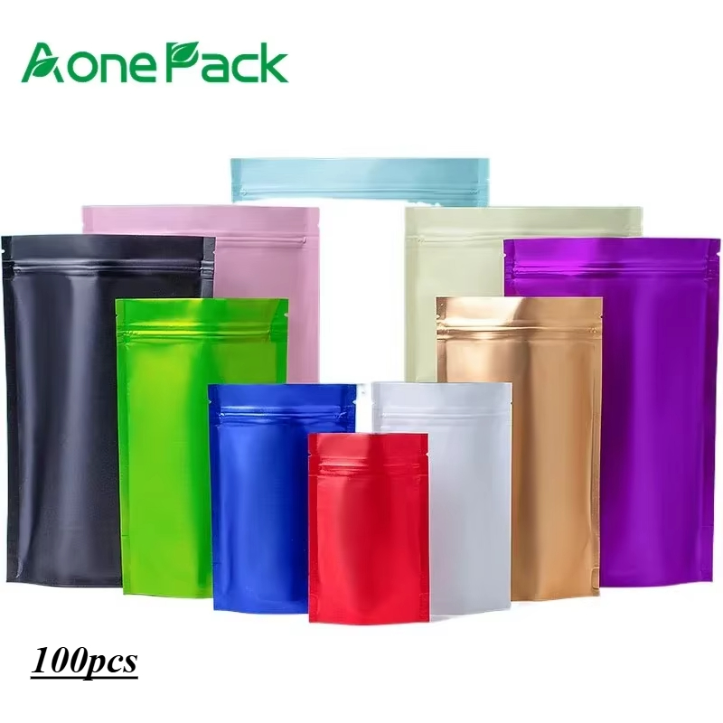 100 шт., упаковочный пакет с м – обзор и цена Food Storage Bags Zip Lock Pouch