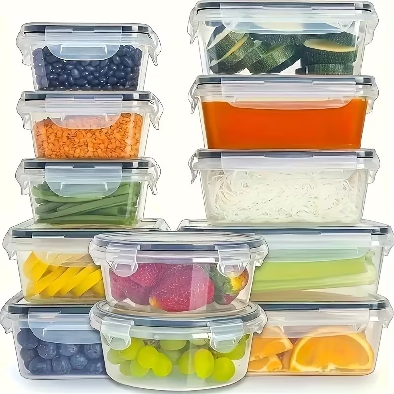 Набор из 4 прозрачных контейне – обзор и цена Food Storage Vegetables