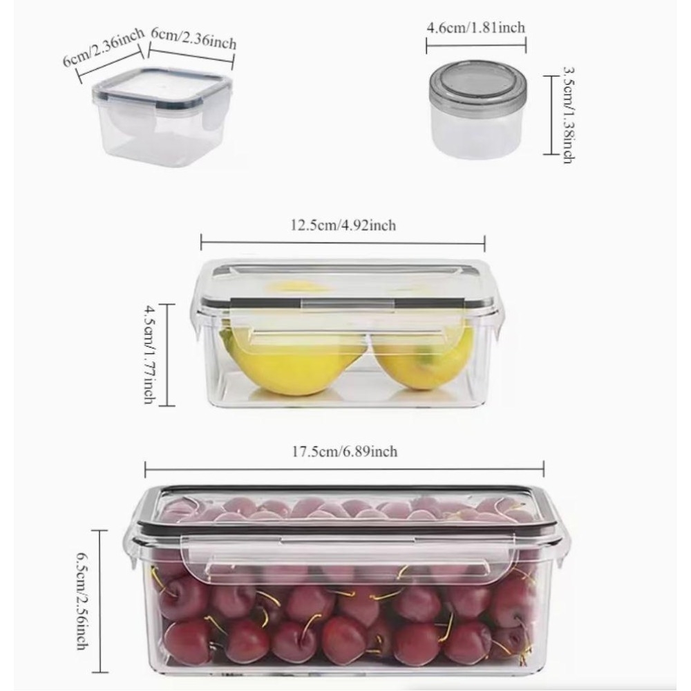 Набор из 4 прозрачных контейне – обзор и цена Food Storage Vegetables