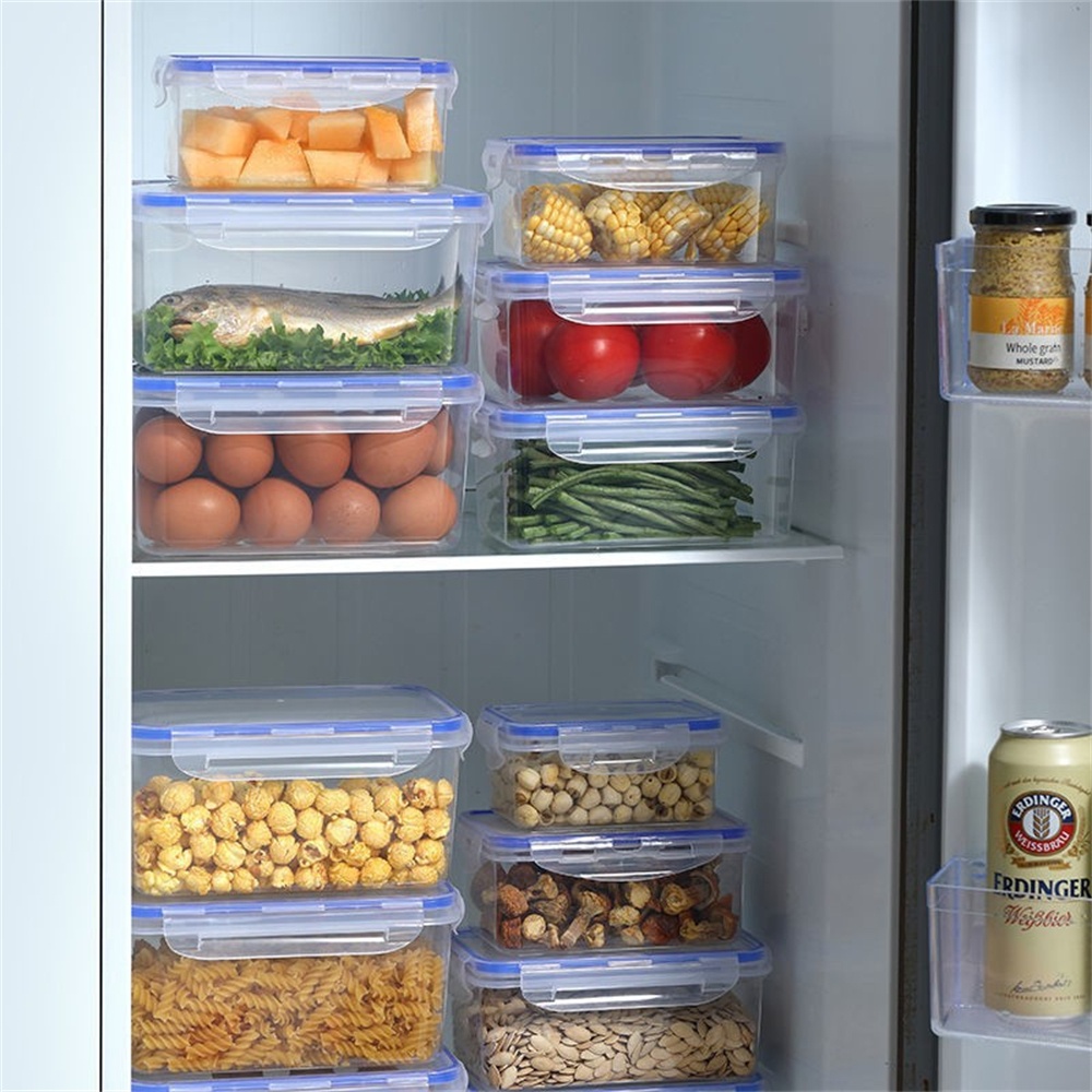 Набор из 1/4 прозрачных контей – обзор и цена Stackable Pantry Bin