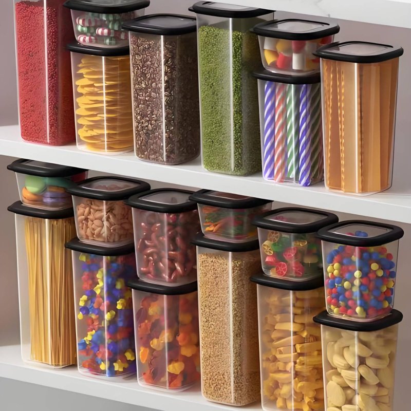 Набор из 6 герметичных контейн – обзор и цена Stackable Pantry Bin