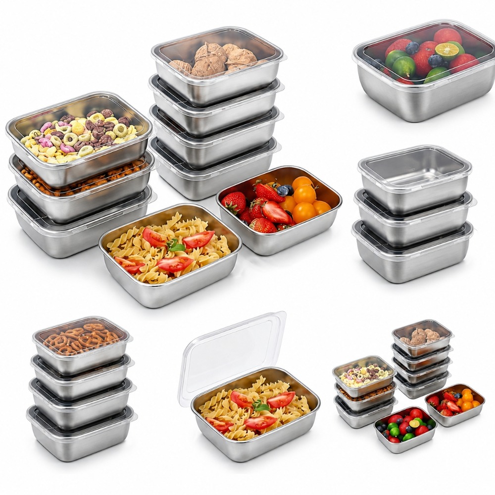 Набор из 6 герметичных контейн – обзор и цена Stainless Lunch Box
