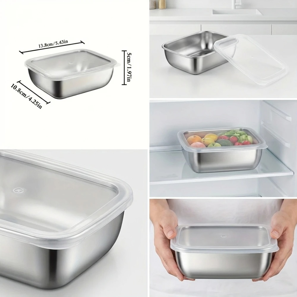Набор из 6 герметичных контейн – обзор и цена Stainless Lunch Box