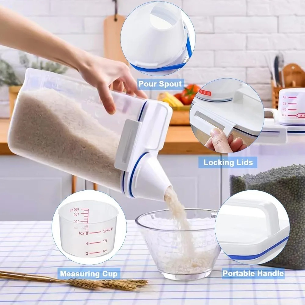 Контейнер для хранения сухих п – обзор и цена Food Storage Dispenser