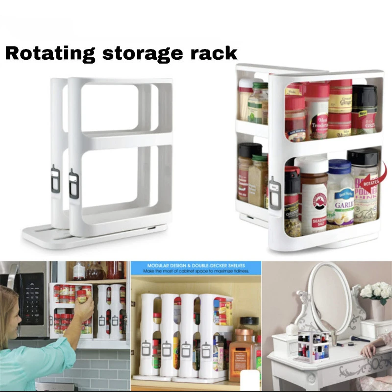 Многослойная вращающаяся полка – обзор и цена Food Storage In Cabinets