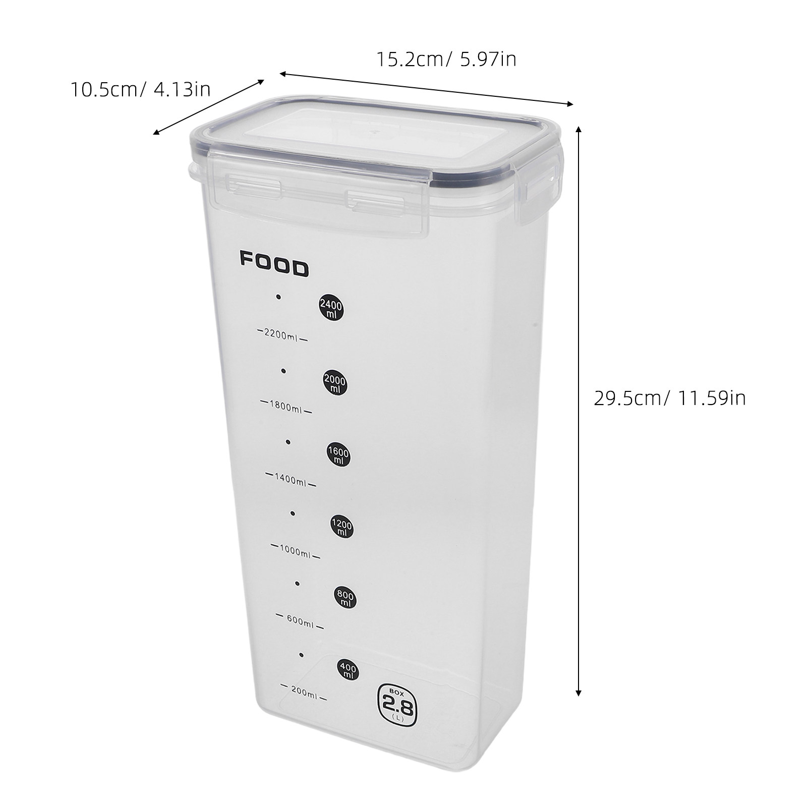 2 шт. прозрачных контейнера дл – обзор и цена Food Storage Dispenser